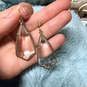 Kendra Scott Clear Clara Earrings